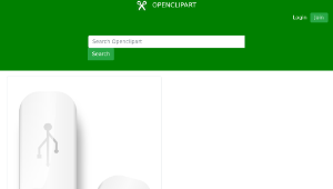 openclipart圖庫：USB flash drive縮圖