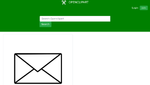 openclipart圖庫：Mail 1 icon-資源代表圖