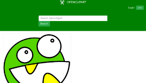 openclipart圖庫：green monster-資源代表圖
