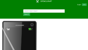 openclipart圖庫：Mobile Phone-資源代表圖