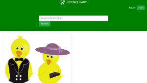 openclipart圖庫：Easter Sunday Chicks-資源代表圖