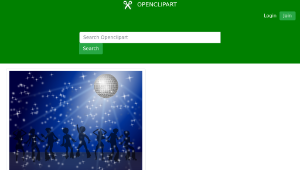 openclipart圖庫：Disco Dancers Remix 2縮圖