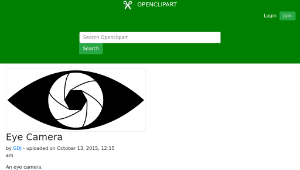 openclipart圖庫：Eye Camera-資源代表圖