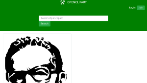 openclipart圖庫：Salvador Allende縮圖