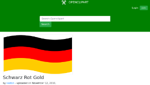 openclipart圖庫：Schwarz Rot Gold縮圖
