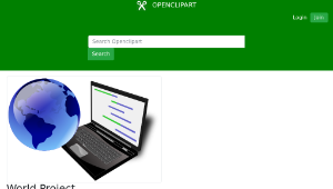 openclipart圖庫：World Project-資源代表圖
