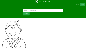 openclipart圖庫：Man in Suit-資源代表圖