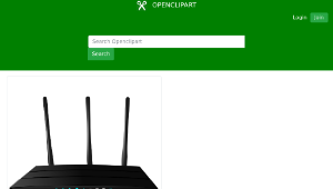 openclipart圖庫：wireless modem縮圖