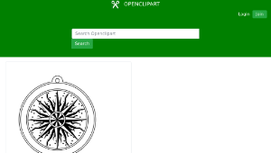 openclipart圖庫：Compass Rose 1595-資源代表圖