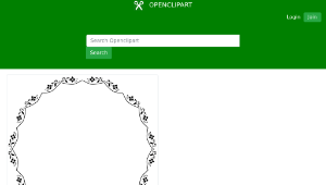 openclipart圖庫：Decorative Vintage Style Frame 4-資源代表圖