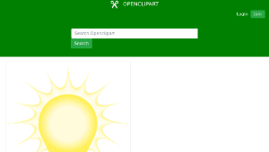 openclipart圖庫：Lightbulb with halo-資源代表圖