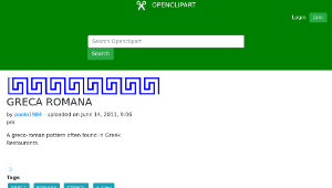 openclipart圖庫：GRECA ROMANA縮圖