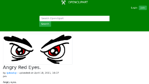 openclipart圖庫：Angry Red Eyes.縮圖