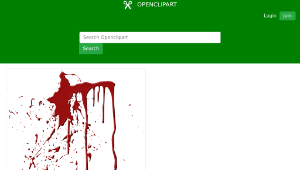 openclipart圖庫：blood