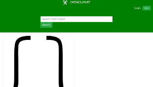 openclipart圖庫：Braces縮圖
