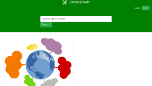 openclipart圖庫：Mapa de redes縮圖