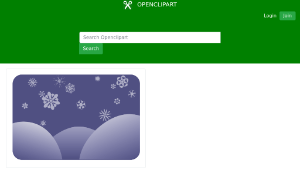 openclipart圖庫：dark blue snowflakes-資源代表圖