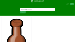 openclipart圖庫：Bottle縮圖