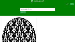 openclipart圖庫：fishscale pattern 03縮圖