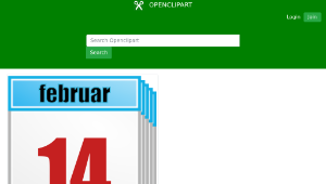 openclipart圖庫：Clock + Calendar