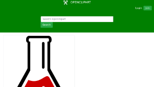 openclipart圖庫：Chemical tube, red-資源代表圖