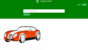 openclipart圖庫：Sport Car縮圖