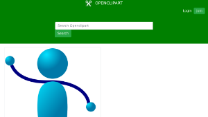 openclipart圖庫：Stickman 01縮圖