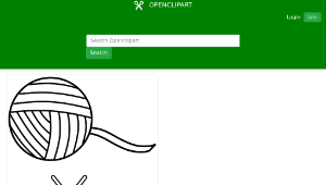 openclipart圖庫：Y Is For Yarn縮圖