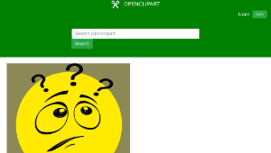 openclipart圖庫：Perplexed Smiley Face-資源代表圖