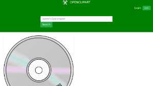 openclipart圖庫：Compact Disc縮圖