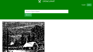 openclipart圖庫：snow scene縮圖
