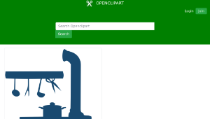 openclipart圖庫：Old-fashioned stove-資源代表圖