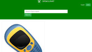 openclipart圖庫：retro cellphone-資源代表圖