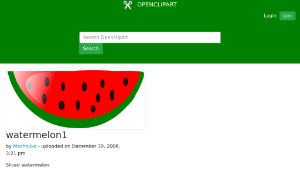 openclipart圖庫：watermelon1-資源代表圖