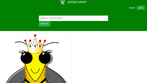 openclipart圖庫：Queen Bee縮圖