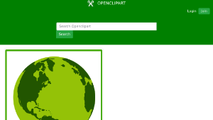 openclipart圖庫：Eco green Earth icon-資源代表圖