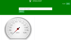 openclipart圖庫：speedo meter縮圖