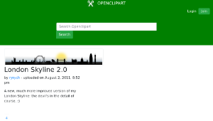 openclipart圖庫：London Skyline 2.0縮圖