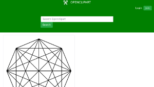 openclipart圖庫：octagon connections縮圖