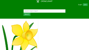 openclipart圖庫：Daffodil-資源代表圖