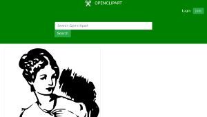 openclipart圖庫：lady clipart縮圖