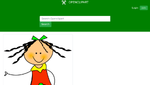 openclipart圖庫：Little Doll縮圖