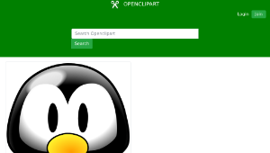 openclipart圖庫：Baby Tux縮圖