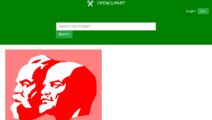 openclipart圖庫：Marx and Lenin縮圖