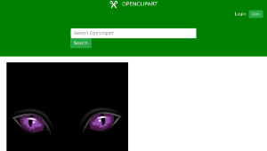 openclipart圖庫：eyes by netalloy縮圖