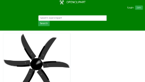 openclipart圖庫：Dowty 6-blade propeller-資源代表圖