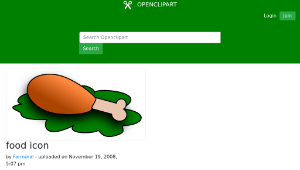 openclipart圖庫：food icon縮圖