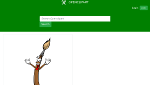 openclipart圖庫：Happy brush-資源代表圖