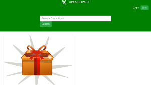 openclipart圖庫：gift縮圖