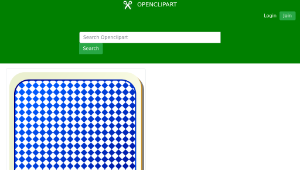 openclipart圖庫：Card backs: grid blue縮圖